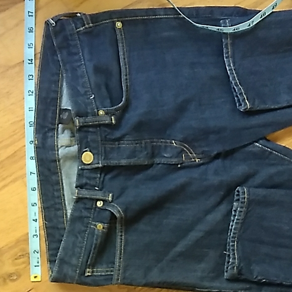 H&M Slim Straight Jeans Denim Blue  Sz 31  UniSex - Picture 5 of 16